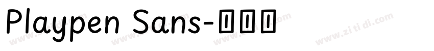 Playpen Sans字体转换